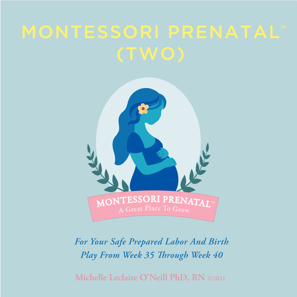 Montessori Prenatal Two: For a mindful and peaceful pregnancy, listen weekly during pregnancy.